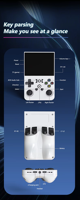 R36 PRO Écran IPS 3,5 pouces R36S Lecteur vidéo de jeu portable avec 20000 jeux intégrés 64 Go 128 Go Console de jeu rétro portable