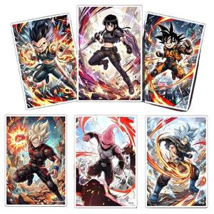 Cartes de collection d'art Dragon Ball Anime Japonais, 100 paquets/carton, cartes <span class=keywords><strong>à</strong></span> jouer en papier coloré avec personnages DBZ, cadeaux et jouets pour les fans - Product Image 3