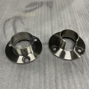 Collerette <span class=keywords><strong>de</strong></span> Base <span class=keywords><strong>de</strong></span> tuyau en acier inoxydable 316, pièces brossées, ancre <span class=keywords><strong>de</strong></span> la rampe <span class=keywords><strong>de</strong></span> tube - Product Image 3