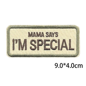 Parche bordado de bandera Rectangular táctica Parches de gancho y bucle personalizables para ropa y sombreros - Product Image 3