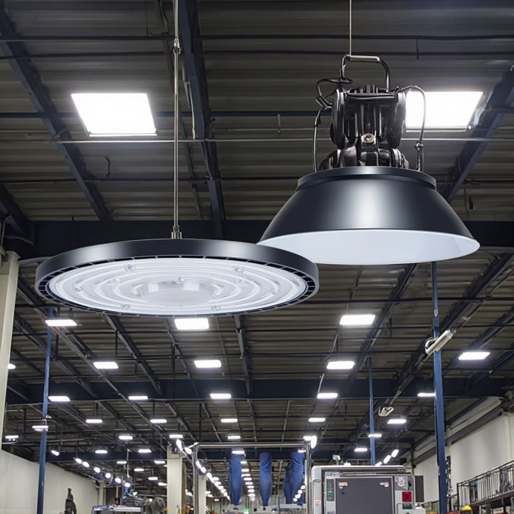 Warehouse Lighting 100W 150W 200W UFO Led High Bay Light for Warehouse Factory Workshop Led High Bay Lamp
