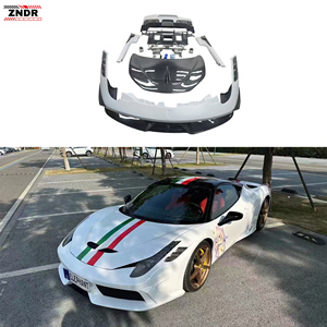 ชุดแต่งสไตล์ 458 SP ใหม่ พร้อมกันชน สเกิร์ตข้าง ดิฟฟิวเซอร์ สปอยเลอร์ ฝากระโปรง แบบเปลี่ยนแทนได้ ติดตั้งง่ายด้วยกาวในตัว พร้อมอุปกรณ์ประกอบ - Product Image 1
