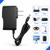 Adaptateur secteur AC/DC 9V 1A personnalisé en gros, approuvé FCC, prise US 5,5x2,5mm, chargeur mural 9W pour fournitures pour animaux de compagnie