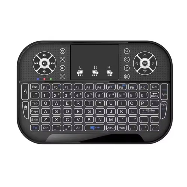 Smart TV Box Desktop PC Mini 2.4G Wireless Keyboard Backlight Keyboard With Mouse Touchable Keyboard