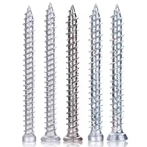 สกรูเกลียวคู่หัวรีชุบสังกะสีแบบเจาะเองได้ สำหรับงานไม้/คอนกรีต ร่องดอกพลัม ขนาดใหญ่และเล็ก ราคาดีที่สุด - Product Image 4