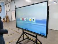 Интерактивная доска с LCD-дисплеем 4K, NFC-камерой, поддержкой Android/Windows, 40-точечным ИК-сенсорным экраном, для конференций, все в одном