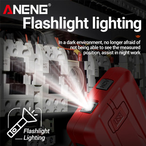 683 Đồng hồ vạn năng thông minh cảm ứng cao cấp aneng Đồng hồ đo điện áp 6000 đếm thử nghiệm Máy Đo Kỹ thuật số AC/DC có thể sạc lại - Product Image 5