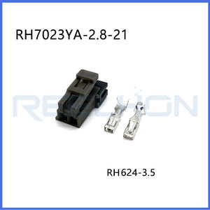 Connecteur de câblage automobile étanche 7023YA-2.8-21 IP68 12V Boîtier en nylon ABS 2P Contact en cuivre Adaptateur de faisceau de câblage - Product Image 2