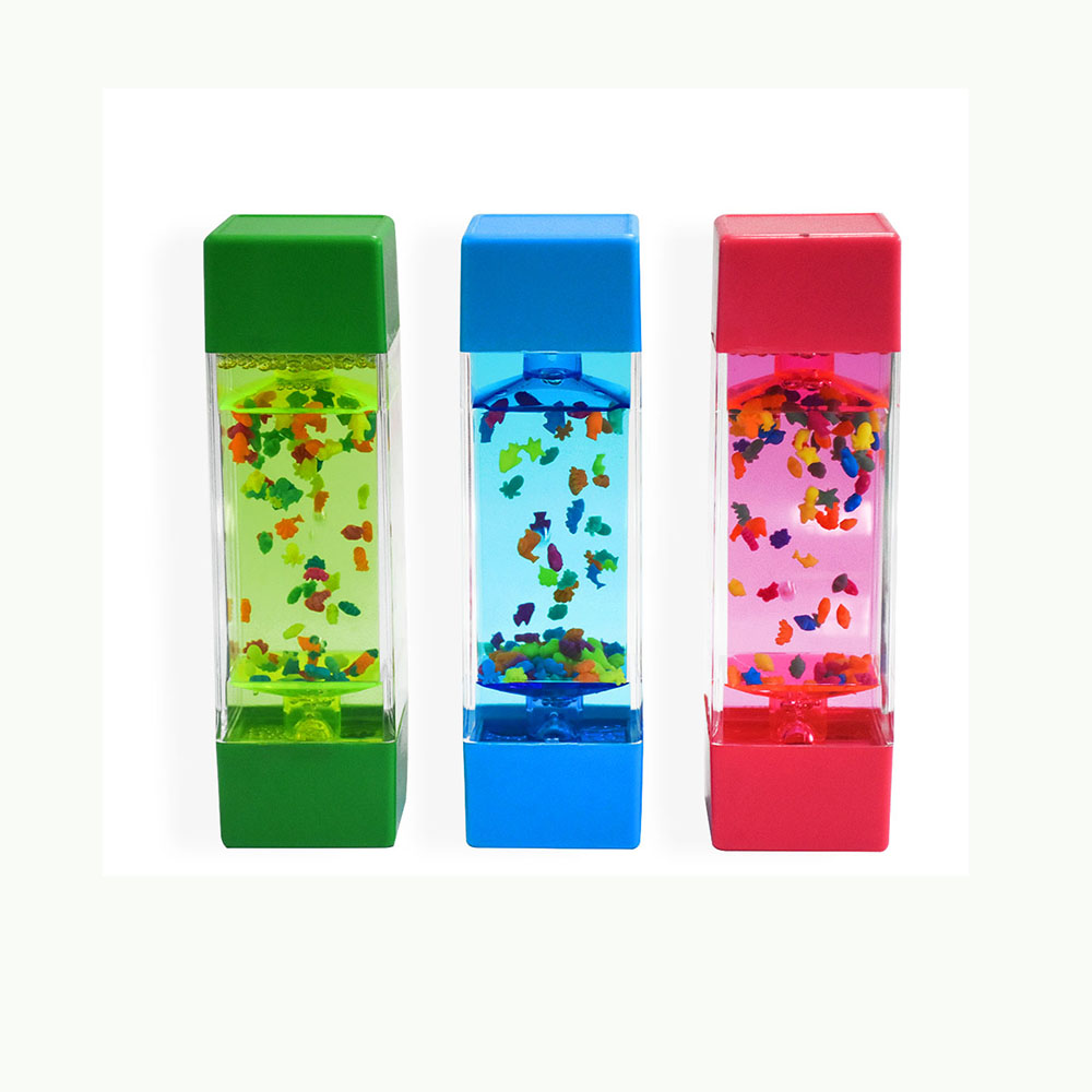 Цветные песочные часы для аквариума с минеральным маслом, таймер движения для детских игрушек и украшения дома
