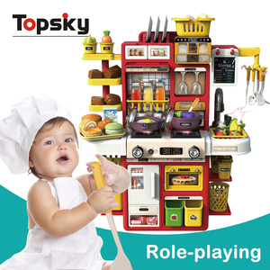 Jouets <span class=keywords><strong>de</strong></span> <span class=keywords><strong>cuisine</strong></span> en plastique DIY pour enfants, 54 pièces, avec lumière et pulvérisation, jeux <span class=keywords><strong>de</strong></span> rôle interactifs pour enfants, table <span class=keywords><strong>de</strong></span> <span class=keywords><strong>cuisine</strong></span>, jouets <span class=keywords><strong>de</strong></span> <span class=keywords><strong>cuisine</strong></span> - Product Image 5