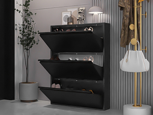 <span class=keywords><strong>Armoire</strong></span> à chaussures en acier à trois niveaux réglables pour la maison, le salon, les chambres, les hôtels, les hôpitaux, les écoles - Product Image 1