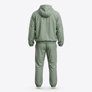Ensemble survêtement coupe-vent pour femme, pantalon cargo et veste zippée, léger, en polyester et coton, avec logo personnalisé, nouvelle qualité, en gros - Product Image 6