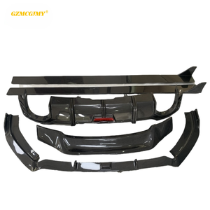 Kit de carrosserie le plus vendu pour Audi <span class=keywords><strong>Rs5</strong></span> <span class=keywords><strong>B9</strong></span> berline 2017-2019 lèvre avant en Fiber de carbone, jupes latérales, diffuseur arrière, becquet - Product Image 1