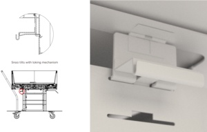 <span class=keywords><strong>SNOO</strong></span> Caddy Roue en acier à roulement automatique Roue avant de bébés de haute précision naturellement entraînés au sommeil Sieste en déplacement Nouvelles machines - Product Image 3