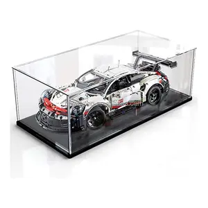 Transparent Acrylic Display Box Suitable For Lego Model Table Top Box Cube Storage Box For Action Character Collection Toys