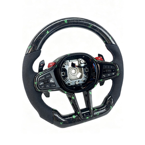 Volant en fibre de carbone forgé style CS, <span class=keywords><strong>prix</strong></span> de gros usine, pour <span class=keywords><strong>BMW</strong></span> M3 M4 M5 G80 F82 F90 G20 G30 330i <span class=keywords><strong>330e</strong></span> 340i G21 G22 - Product Image 4