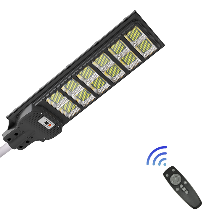 Энергосберегающий IP67 водонепроницаемый тонкий Встроенный интеллектуальный все в одном солнечный уличный фонарь 1200 Вт Солнечный светодиодный уличный фонарь