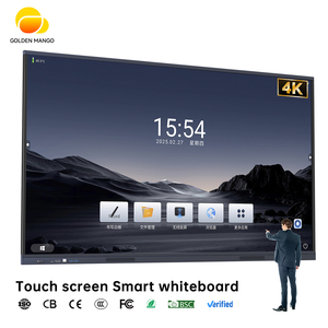 Pizarra Digital Interactiva LED 4K de 55 65 75 85 98 Pulgadas con Pantalla Táctil de 20/40 Puntos, Cámara de 4800MP, Sistema Operativo Android/Windows, Modelo M-01 Sma - Product Image 4