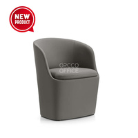 Design italien hall de réception d'hôtel meubles personnalisés fauteuil luxe en cuir unique loisirs fauteuil d'appoint