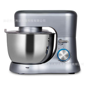 Batidora de Pedestal Sanlida de 4.5L, Multifuncional, 1000W, Máquina para Hornear, Batidora de Huevos, Color Gris Plateado y Blanco, Apta para Lavavajillas - Product Image 1