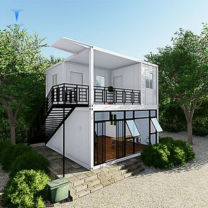 Casa Contenedor Prefabricada de 20 pies, Edificio de Oficina Móvil Portátil para Obras, Casa de Techo Alto, Casas Prefabricadas, Remolque Casa Móvil - Product Image 6