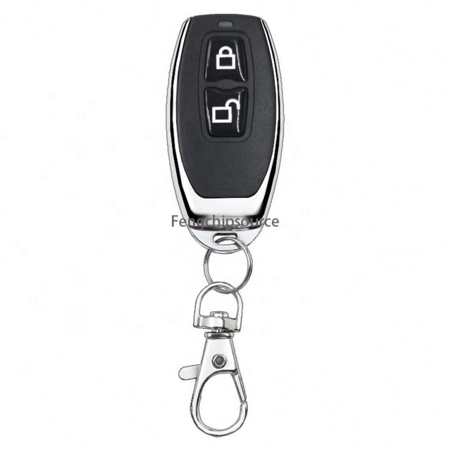 Metal 2-key wireless remote control 315/433 frequency 2-key LED lighting wireless remote control