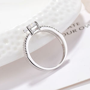 Классическое ювелирное изделие, бесплатная доставка, обручальное кольцо из стерлингового серебра 925 пробы с фианитом, обручальное кольцо - Product Image 6