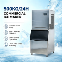 Machine à neige modulaire de 500 kg avec conception divisée, idéale pour la conservation des aliments
