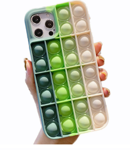 Finger-Press Mood Relief Rainbow Pop <span class=keywords><strong>IT</strong></span> Fidget Custodia per telefono in silicone per iPhone per iPhone 15 - Product Image 5