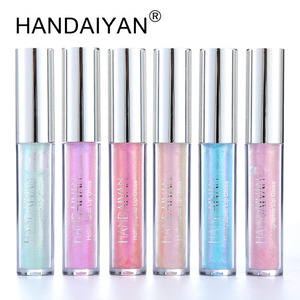 HANDAIYAN 6-kleuren Diamond Shine Metallic Vloeibare Lipstick Langdurige Glitterpoeder Lipgloss - Product Image 3