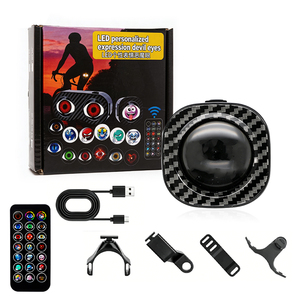 Luz Trasera LED para Bicicleta Ojo <span class=keywords><strong>de</strong></span> <span class=keywords><strong>Demonio</strong></span>, 20 Patrones Dinámicos con Control Remoto Inalámbrico, Recargable Tipo-C, Resistente al Agua IP66 - Product Image 6
