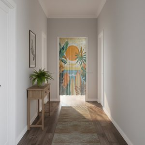 Bamboo Beaded Vertical Curtain Handmade Vietnam Custom Tailor Made Bohemian Style Octagonal <b>Window</b> Home Decor OEM Accepted VN - Product Image 5