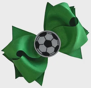 Fiocco per capelli in grosgrain con applicazione ricamata a forma di pallone da <span class=keywords><strong>calcio</strong></span> - Moda, MOLTI COLORI - Product Image 2