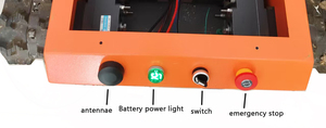 1M Stalen Rupsband Met Dubbele Elektromotoren Klein Spoor <span class=keywords><strong>Rubber</strong></span> Betreden Chassis Afstandsbediening Graafmachines Landbouwbedrijven - Product Image 2