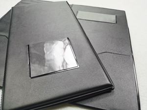 Porte-Comptes en PVC Noir Personnalisé, Étui Imperméable en Plastique pour Reçus de Restaurant, Porte-Comptes pour Clients, Dossier de Reçus pour Café, Hôtel, Bar - Product Image 4