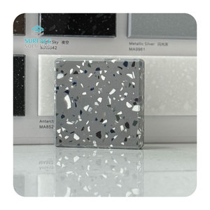 Prix bon marché en gros belle couleur grandes particules pur <span class=keywords><strong>Composite</strong></span> 12mm feuille de surface solide acrylique - Product Image 4