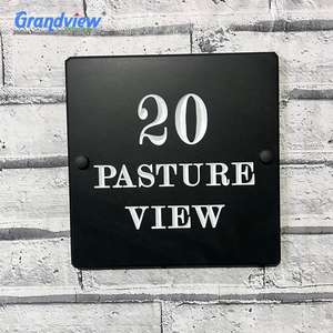 Luce in acciaio inossidabile numeri di casa e lettere in metallo Led personalizzato illuminato retroilluminato segno di numero di casa - Product Image 5