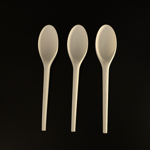 Cuillères jetables biodégradables, cuillères à glace jetables écologiques en plastique - Product Image 5