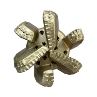Foret PDC 17 1/2" à 6 lames, forets de forage de puits pétroliers PDC, tête diamantée 444,5 mm, foret PDC
