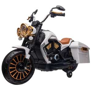 Mobil Listrik Anak, Sepeda Motor Mainan Anak, dengan Kotak Samping, Lampu dan Musik serta Pemutar MP3 - Product Image 2