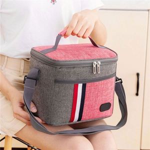 Large Capacity Lunch Bag Lightweight Portable Insulated Lunch <b>Box</b> Soft Tote Bag for Adults Men and Women <b>Cooler</b> Bag - Product Image 6