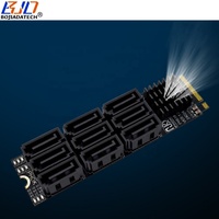 Tarjeta Adaptadora de Expansión de Interfaz NVME NGFF M.2 Key-M a 9 * Conectores SATA 3.0 para Disco Duro HDD, Nueva de 2026, en Existencia