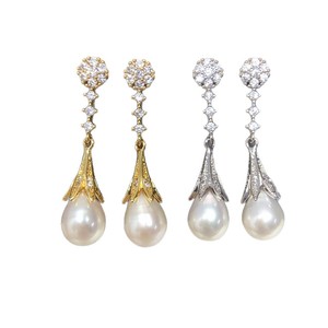 SHDIYAYUN <span class=keywords><strong>Orecchini</strong></span> Vintage Classici con <span class=keywords><strong>Perle</strong></span>, Gioielli con <span class=keywords><strong>Perle</strong></span> Naturali d'Acqua Dolce, Best Seller - Product Image 5