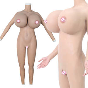 Copa <span class=keywords><strong>X</strong></span>/S travesti trajes de cuerpo completo de silicona pechos gigantes para hombre a mujer Sissy transgénero travesti Ladyboy Cosplay - Product Image 1