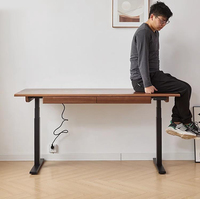 Mobilier de bureau ergonomique et réglable pour la maison Nouveau bureau d'ordinateur pliable assis-debout