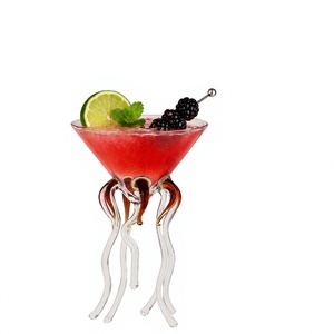Copas de Cóctel de Color de 270 ml Hechas a Mano de Vidrio Borosilicato, Copas de Martini sin Plomo, Cristalería de Bar Reutilizable al por Mayor - Product Image 2