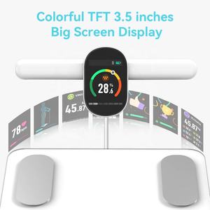 Untuk Welland Dual type-c Link BT Smart Body skala lemak 8 elektroda Digital kamar mandi skala analisis laporan 180kg Max berat badan - Product Image 3