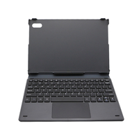Android araç içi kullanım için Touchpad ile yeni ayrılabilir 2-in-1 taşınabilir Tablet manyetik Folio mekanik klavye