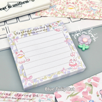S3324 Blocs-notes autocollants personnalisés en gros avec logo imprimé, blocs mémo colorés pour promotion de papeterie et cadeaux