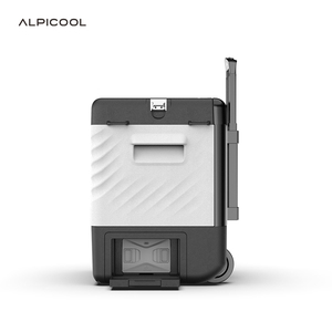 P22 -A <span class=keywords><strong>Alpicool</strong></span> Mini réfrigérateur Réfrigérateur-congélateur alimenté par batterie Compresseur solaire Pique-nique Camping <span class=keywords><strong>Glacière</strong></span> portable avec roues - Product Image 4